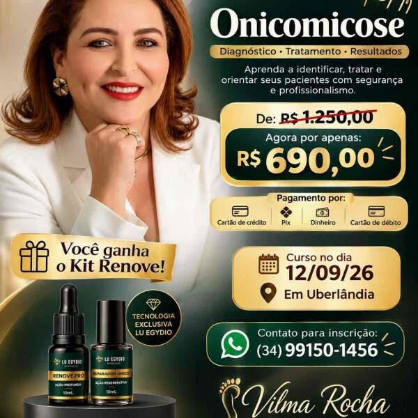 Curso Presencial de Onicomicose: Diagnóstico, Tratamento e Resultados Curso Presencial de Onicomicose: Diagnóstico, Tratamento e Resultados