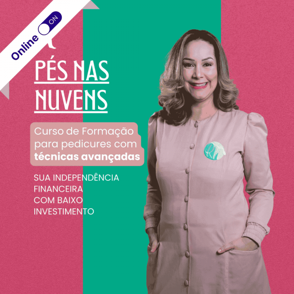 Pés nas Nuvens Pedicure com técnicas avançadas