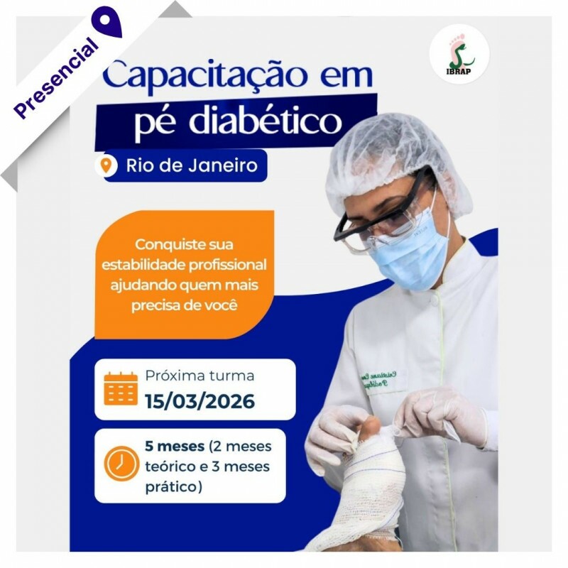 Curso Presencial de Podologia - Capacitação no pé diabético Curso Presencial de Podologia - Capacitação no pé diabético