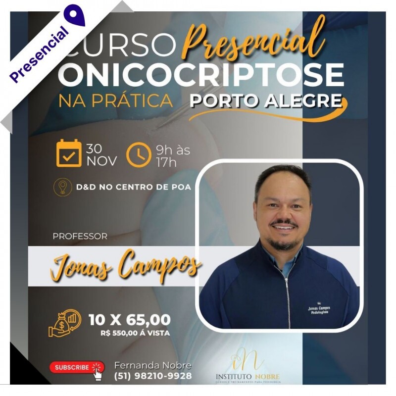Curso Presencial - Onicocriptose