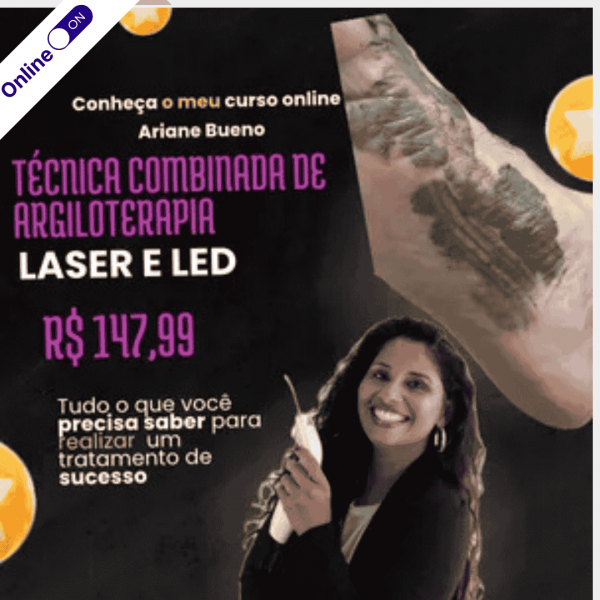 Curso de Podologia Online - Técnica  Combinada Argiloterapia, Laser e LED