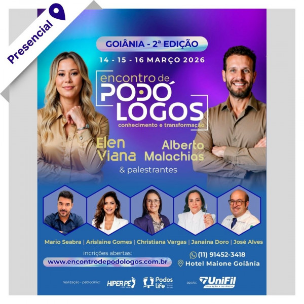 Encontro de Podólogos Goiânia - 2026 Encontro de Podólogos Goiânia - 2026