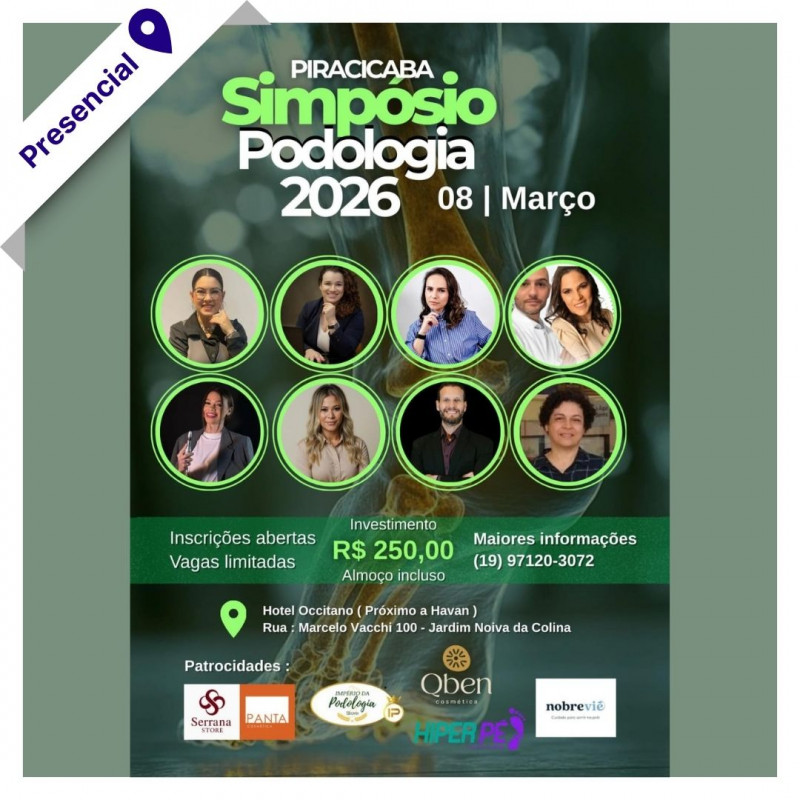 Simpósio de Podologia em Piracicaba 2026 (2° Edição)