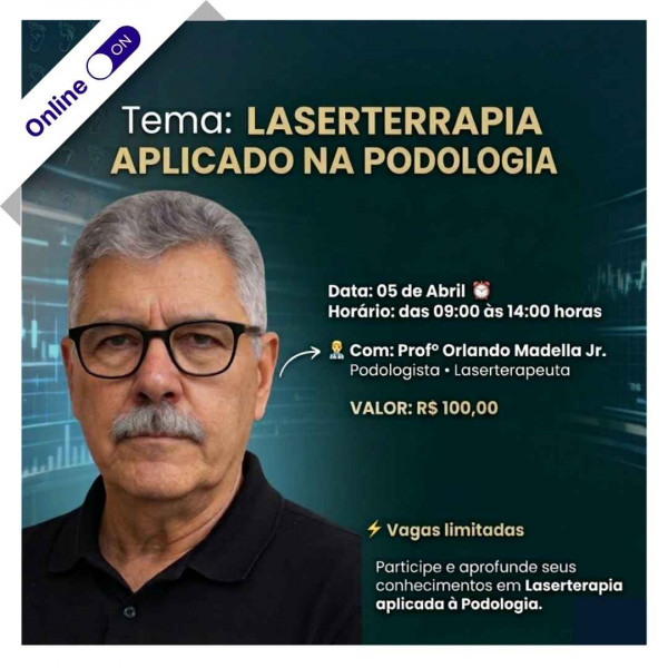 Live Online – Laserterapia aplicada na Podologia