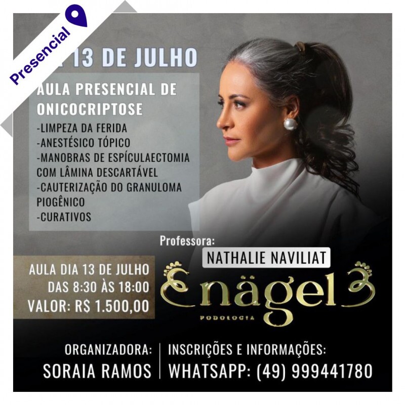 Curso de Podologia Presencial - Onicocriptose com Nathalie Naviliat