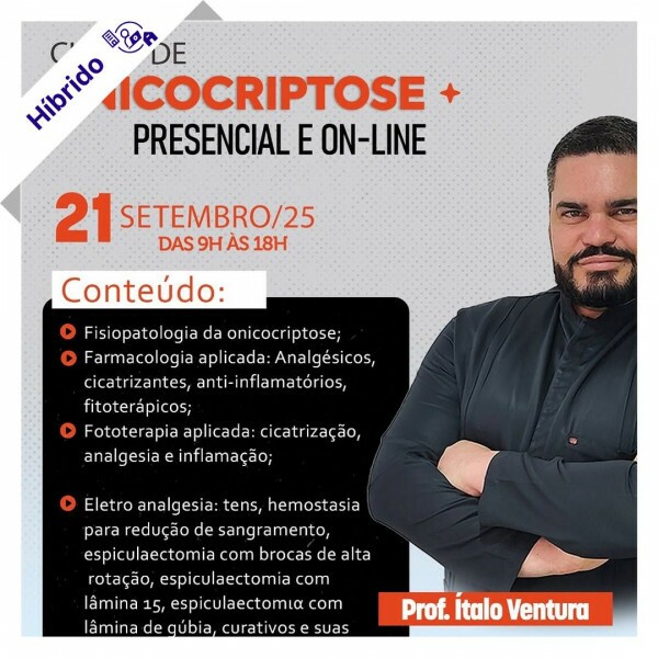 Curso de Podologia Híbrido - Onicocriptose com Italo Ventura