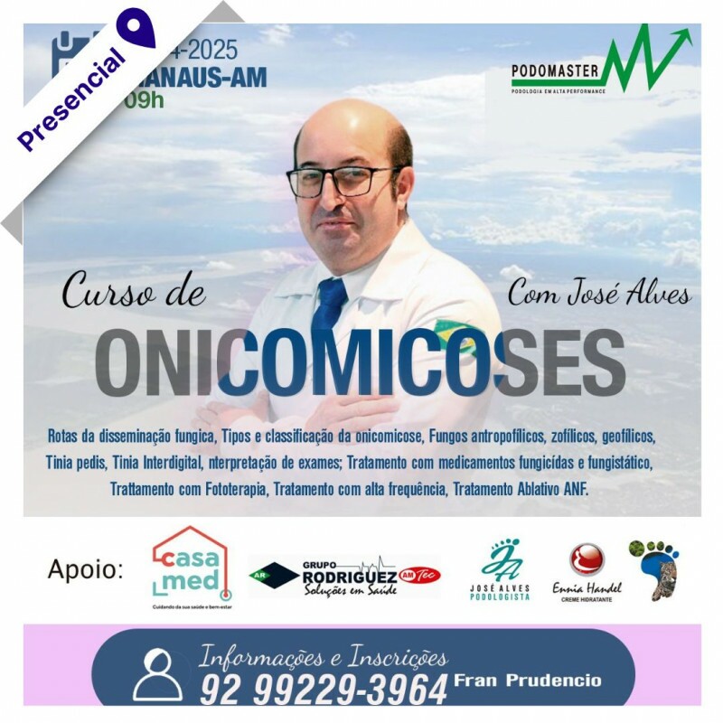 Curso de Podologia Presencial - Onicomicoses com José Alves