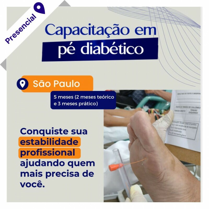 Curso de Capacitação Clínica em Pés Diabéticos com Jonas Campos