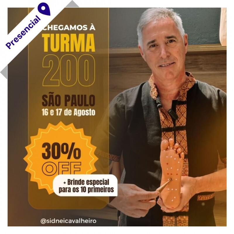 Curso Livre Presencial - Reflexologia Thai com Sidnei Cavalheiro