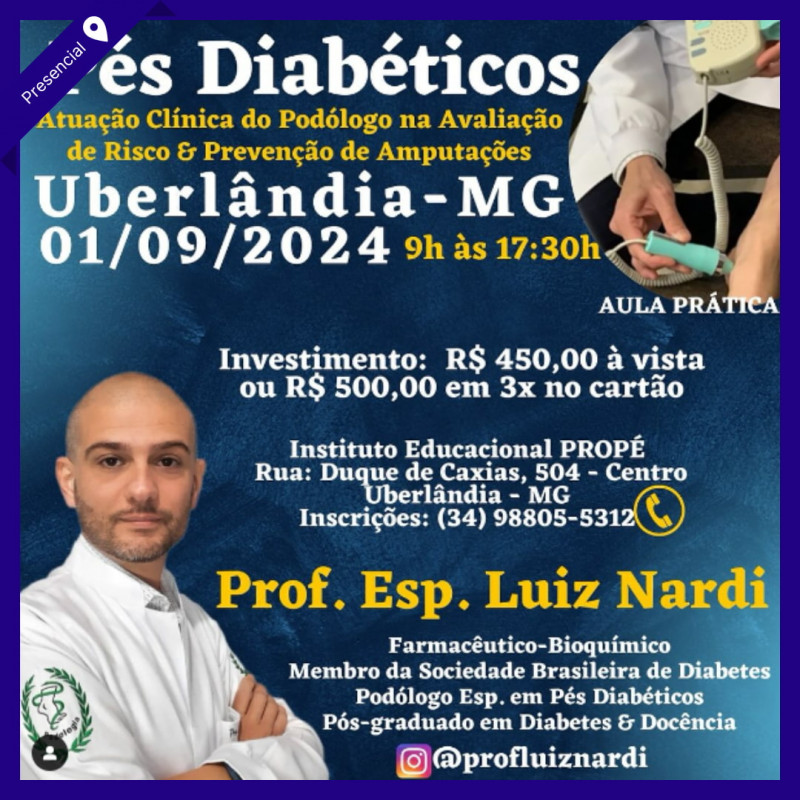 Pés Diabéticos - Prof. Esp. Luiz Nardi 
