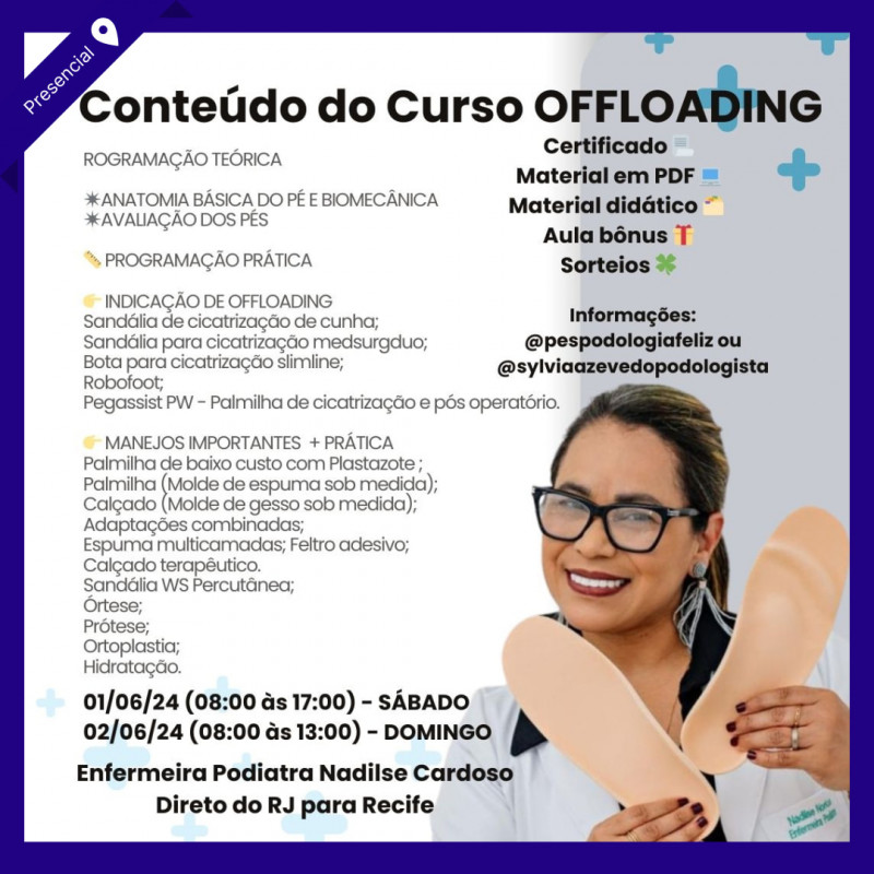 OFFLOADING - Podiatra Nadilse Cardoso