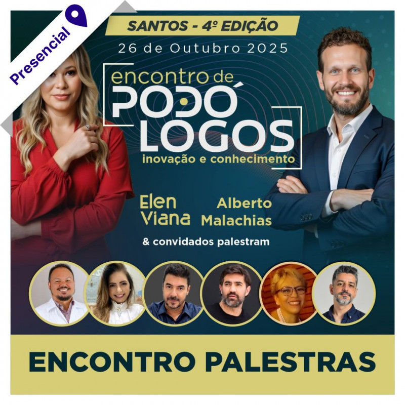 Encontro de Podólogos em Santos - Congresso