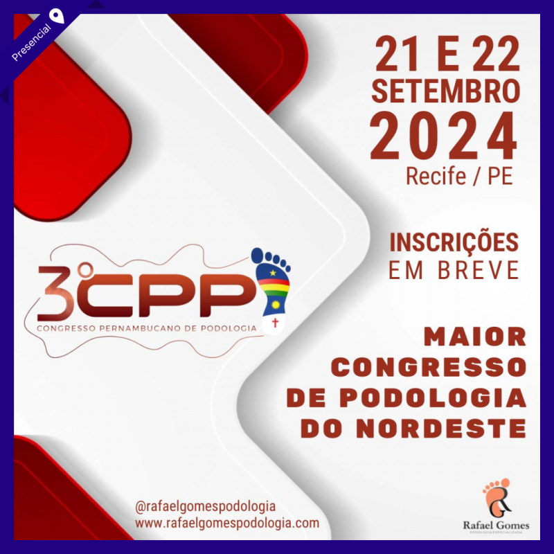 3° Congresso de Podologia em Pernambuco