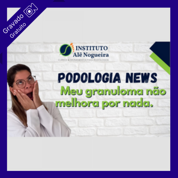 Meu Granuloma Não Cede! - LIVE - Ale Nogueira