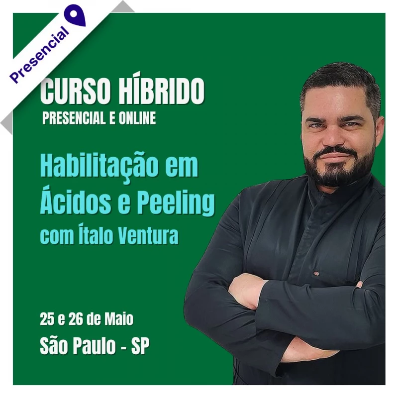 Curso Híbrido de Podologia - Habilitação em Ácidos e Peeling