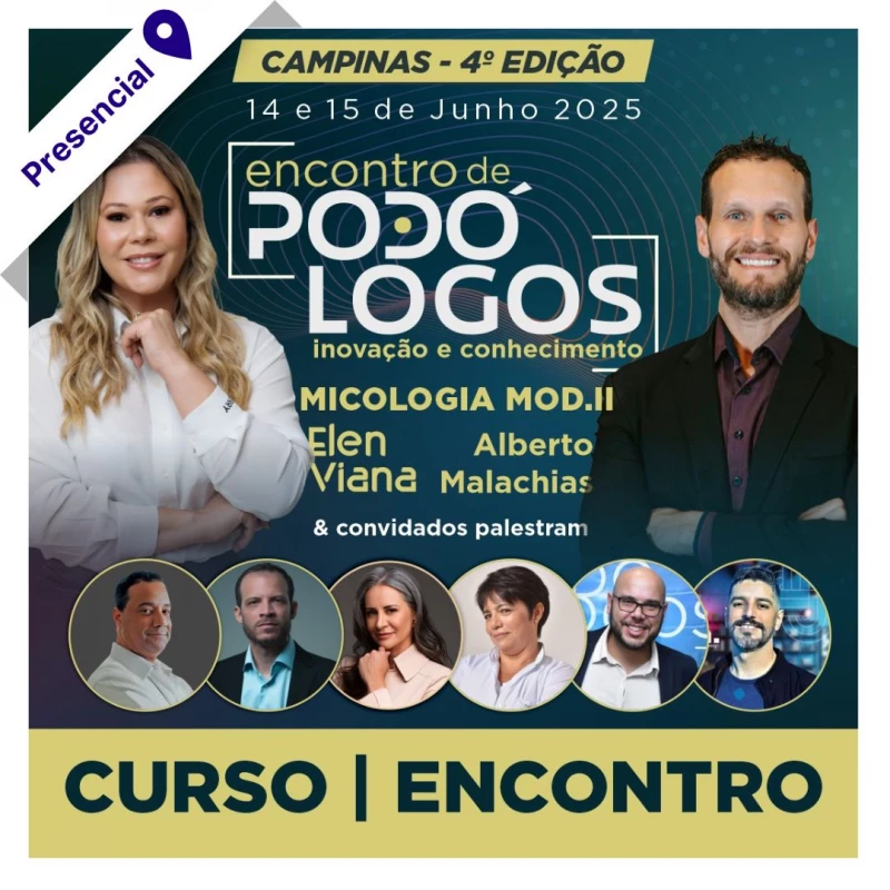 Encontro de Podólogos Campinas - Curso Pré + Congresso